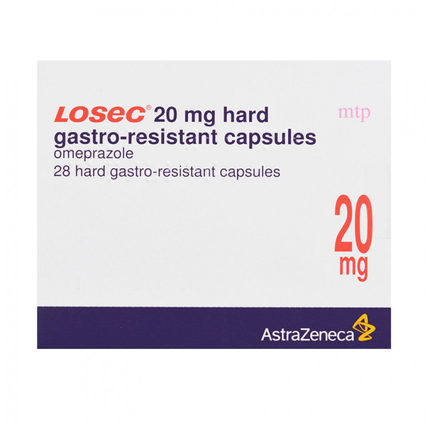 Losec Omeprazole 20mg Capsules 28 pack